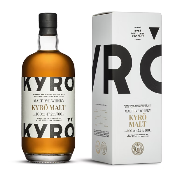 KYRÖ уиски малц 100% ръж 0.700 л